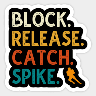 Block Release Catch Spike Sticker